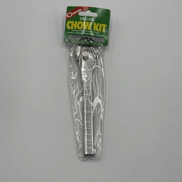 Vintage Coghlan's Deluxe Chow‎ Kit 8322 Stainless Knife Fork Spoon Sealed
