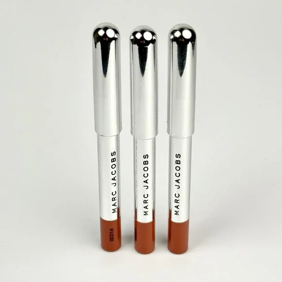 Marc Jacobs Set of 3x Poutliner Longwear Lip Pencil SUGAR HIGH Travel‎ Sz NEW