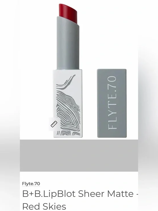Flyte.70 - Red Skies LipStick B+B.LipBlot Sheer Matte - Red Skies