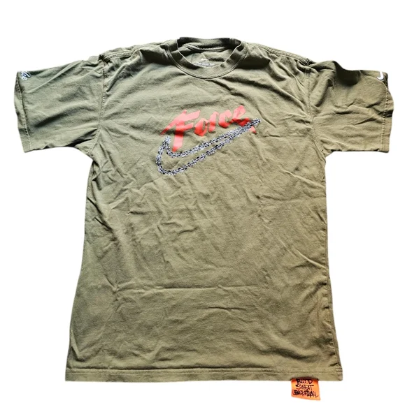 Nike army green Blood Sweat Basketball loose fit t-shirt‎ size S