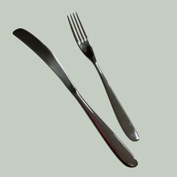 Studio William Olive Hazel Cutlery 2 pcs Dinner Forks Knife  Stainless