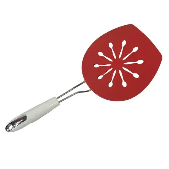 Betty Crocker Nylon Slotted Spatula Kitchen‎ Utensil Red Wide Flipper Turner