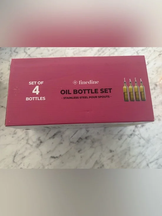 finedine Oil Bottle Set - set of 4