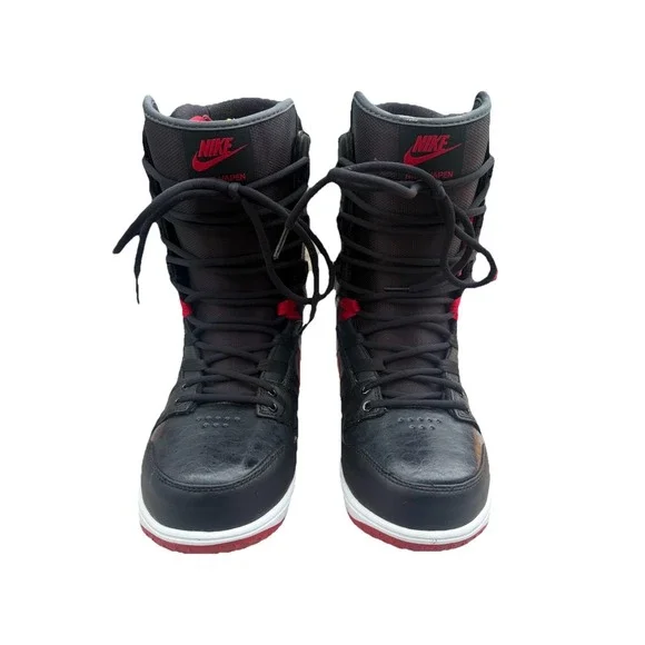 Nike vapen snowboard boots Red Black Size 8