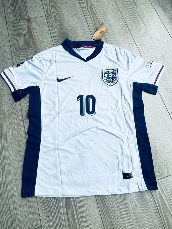 England Bellingham #10 Soccer Jersey White Adult Size XL New With Tags