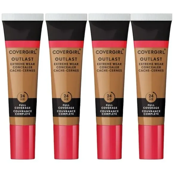 4x Covergirl Outlast Extreme Wear Concealer 865 Tawny Fauve
