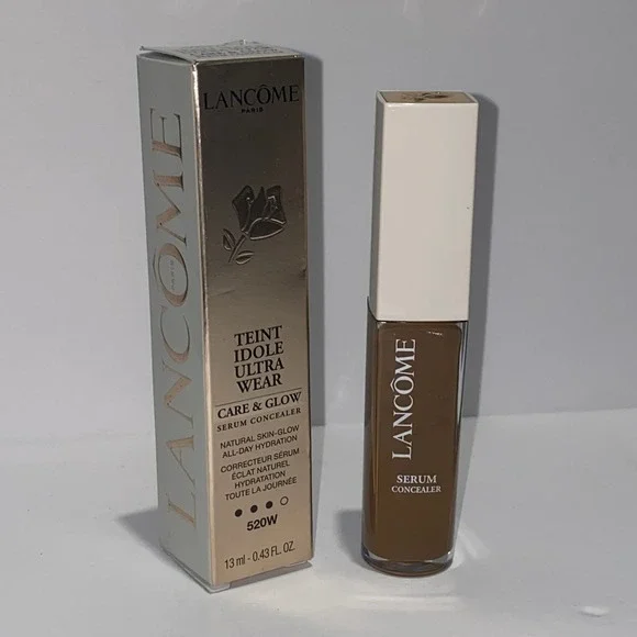 Lancome Teint‎ Idole Ultra Wear Care & Glow Serum Concealer 520W 043 Oz New