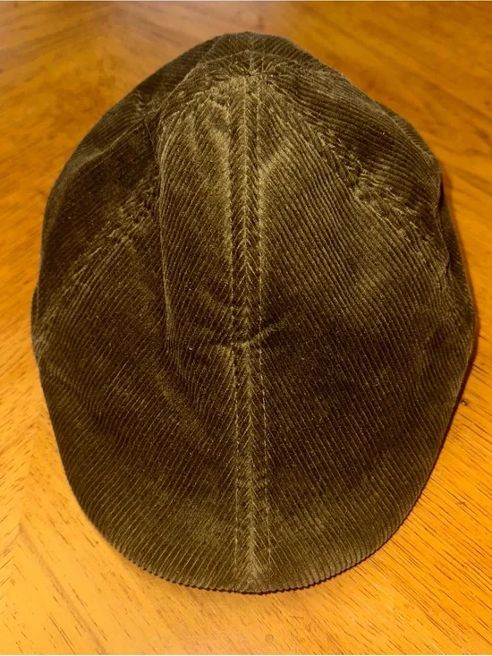 Stetson Corduroy Hat Size Medium Driving Newsboy Cabbie Brown Flat Cap