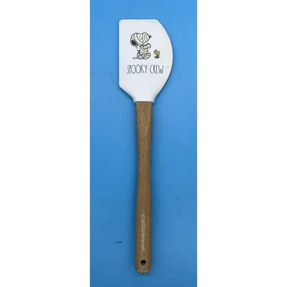RAE DUNN Halloween Spooky Crew Snoopy & Woodstock Spatula