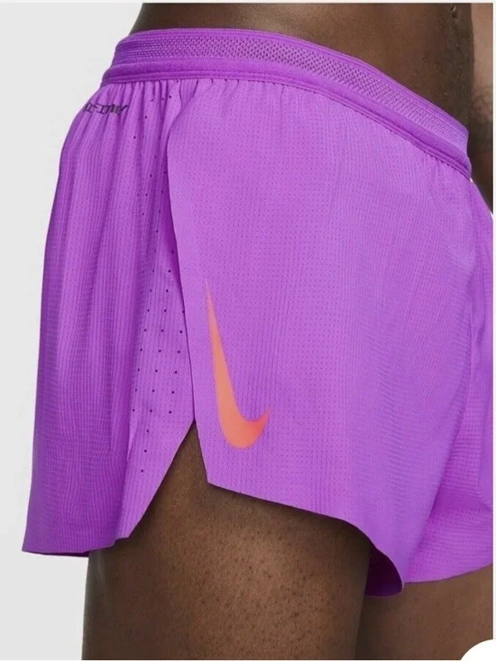 Nike AeroSwift Running Shorts Purple Men's Size M Lightweight Race Split