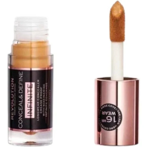 REVOLUTION Conceal & Define Infinite Longwear Concealer 9ml New Sealed‎