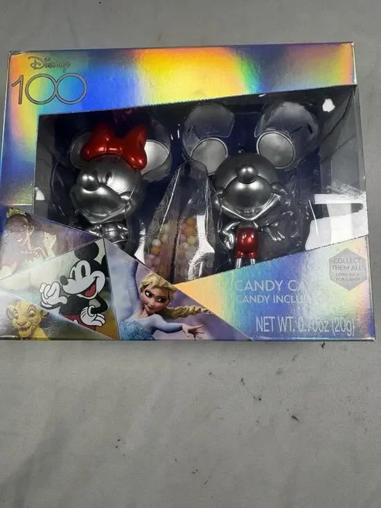 Disney 100 Mickey & Minnie Candy Case Set w/ Candy New Gift Box Collectible