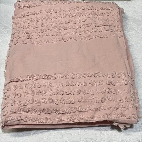 Pottery Barn Kids Candlewick Twin Duvet Blush