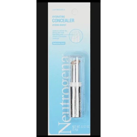 Neutrogena Hydro Boost Hydrating Concealer Stick- Light/Medium 30 New Sealed