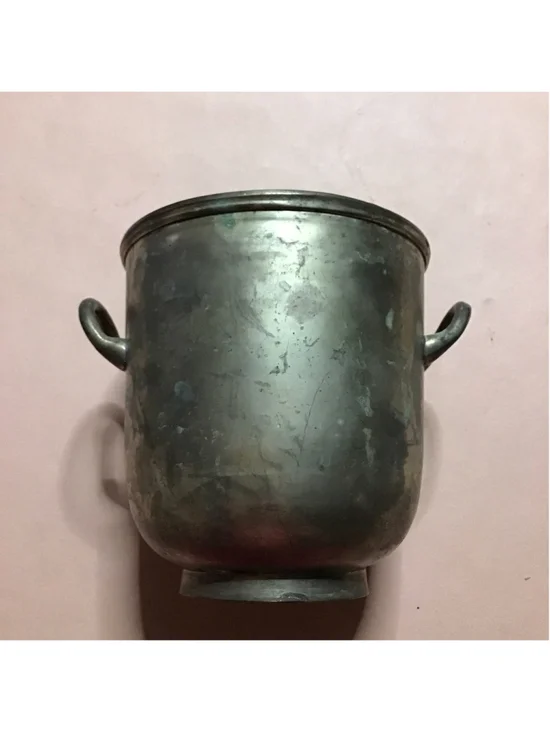 Vintage Silver Plated Serveware Pot Wine Champagne Ice Bucket With Handles