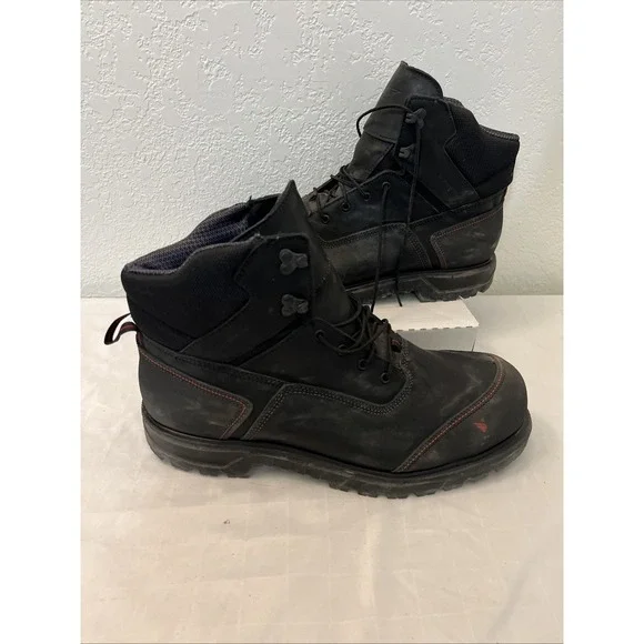 RED WING 2400 BRNR XP Safety Toe Waterproof Boot Mens 14D  Black 2413-18 EU 48