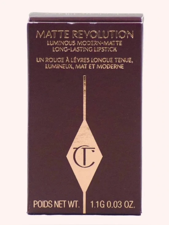 Charlotte Tilbury Matte Revolution lipstick ~ Pillow Talk~ Travel Size
