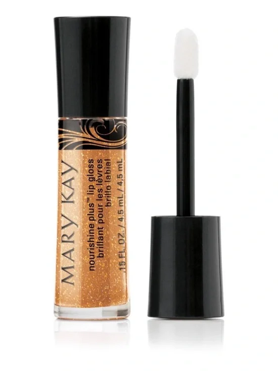 Mary Kay NouriShine Plus Lip Gloss~  Beach Bronze Glimmer