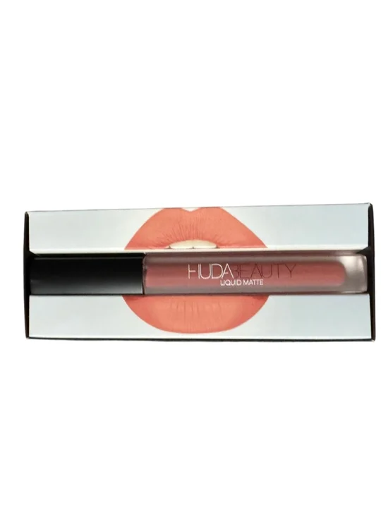 New Huda Beauty Pink Matte Liquid Lipstick in 