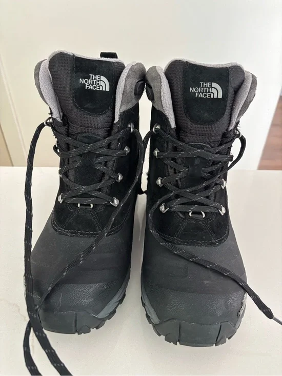 The North Face Black Waterproof Insulated Snow Boots Mens US Size 10