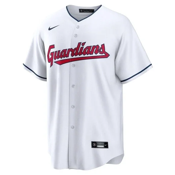 Cleveland Guardians Home‎ White Nike Men's Size XL Baseball Jersey NWOT