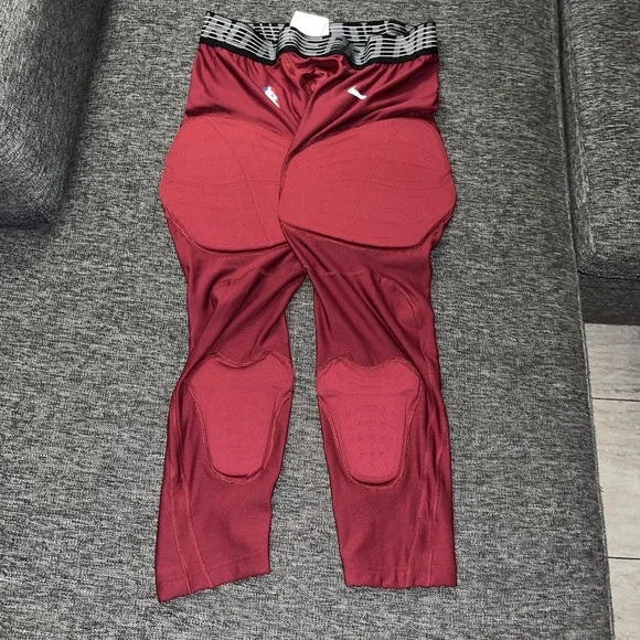 Nike Pro Jam Leggings Mens 3XLT Red Padded Compression Basketball 881963-677