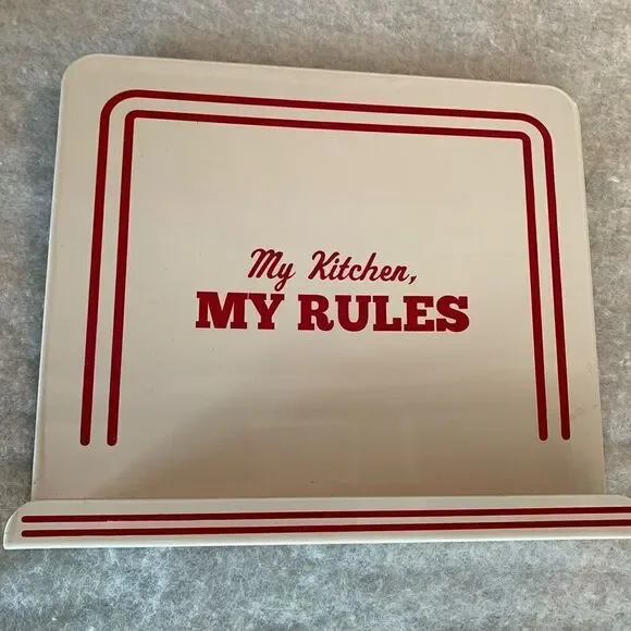Cake Boss My Kitchen My Rules Metal Cookbook Stand-Piece Missing