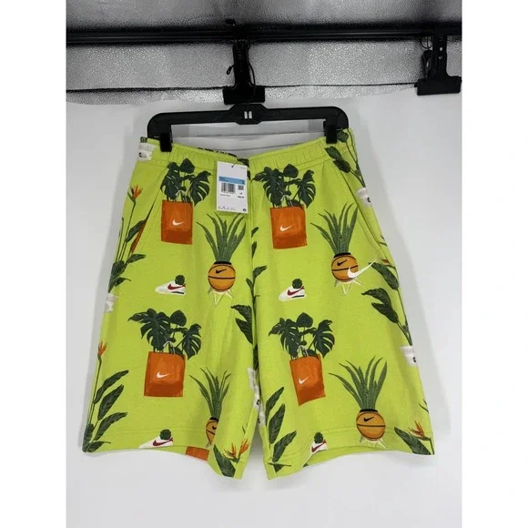 Nike Club Fleece Sweat Shorts Court Cortez Graphic All Over Print AOP