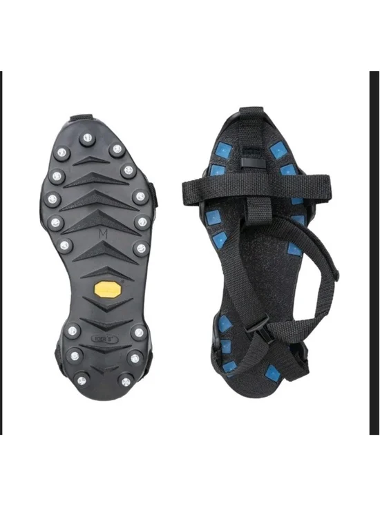 ICER'S XT Ice Cleats Mens Sz S Vibram Anti Slip Traction Cleats Made Canada