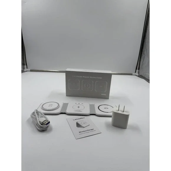 UCOMX Nano 3 in 1 Wireless Charger for iPhone,Magnetic Foldable 3 in‎ 1 Charging