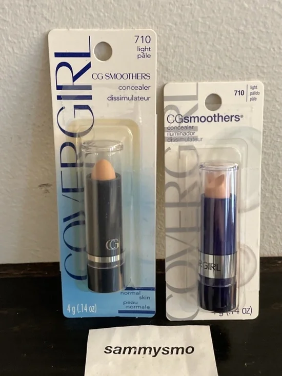 CoverGirl CG Smoothers Concealer, Light 710, 0.14 oz x2