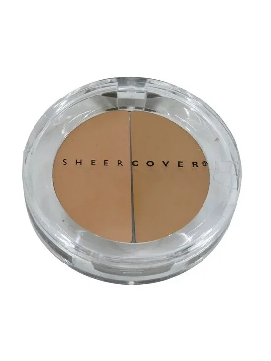 Sheer Cover Duo Concealer Light Medium .10 oz Full Size NEW Factory Sealed USA