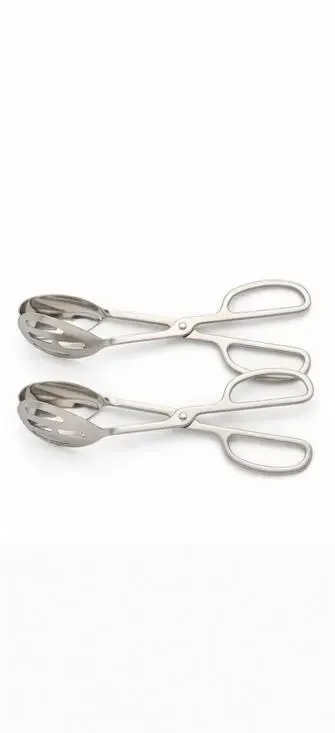 KEBE 2-Pack Stainless Steel Serving Tongs