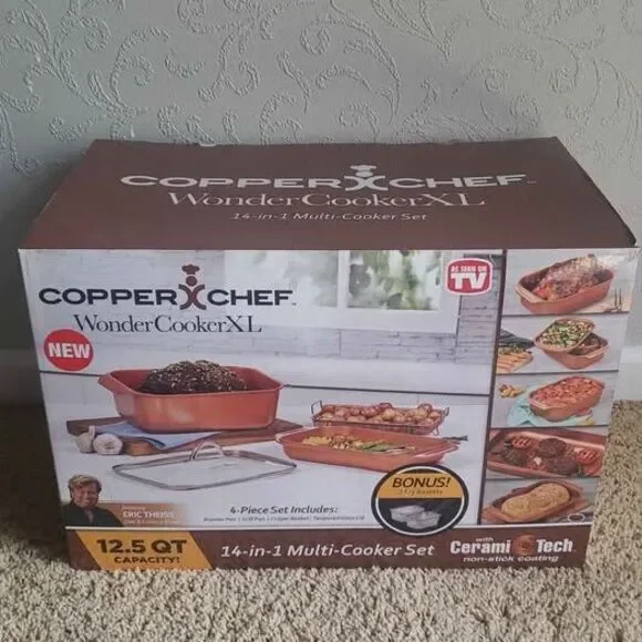 12.5 QT Copper Chef Wonder Cooker XL