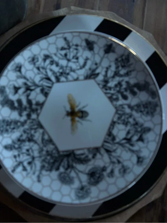 BNWT (2) set of pottery Barn BEE 🐝 decorative small plates