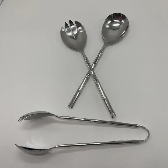 Lets Eat Stainless Steel Serving Utensil Set