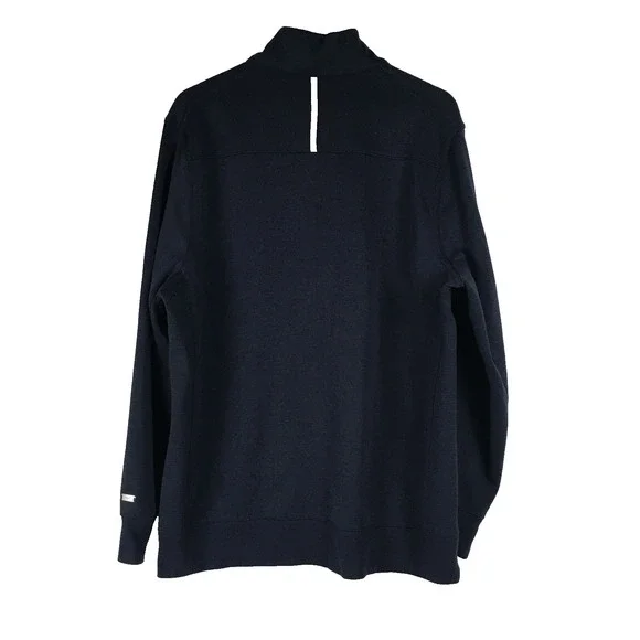 Nike Dri Fit Sweatshirt Mens XL Navy Blue Long sleeve Logo‎ Swoosh Performance