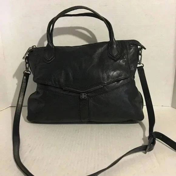 Botkier Black leather satchel handbag