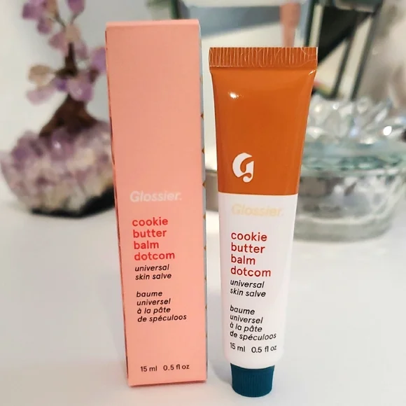 NIB Glossier Cookie Butter Balm Dotcom Universal Skin Salve FULL SIZE