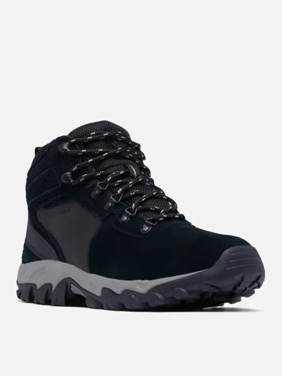 Columbia Newton Ridge Plus II Suede Waterproof Hiking Boot - Black/Stratus