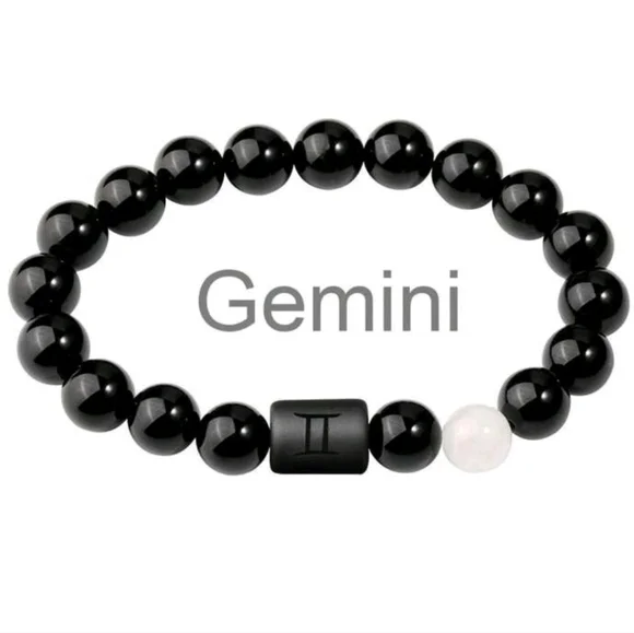 Zodiac Beaded Braided Bracelet 10mm