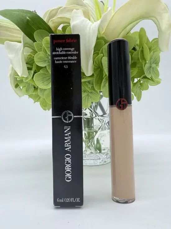 Giorgio Armani POWER FABRIC High Coverage Stretchable Concealer #4.5 .2oz