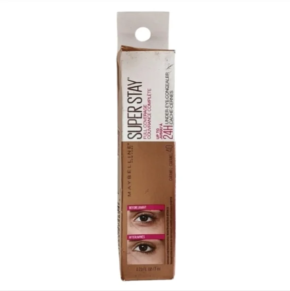 2 x Maybelline Super Stay Full Coverage Under-Eye Concealer, 40 Caramel