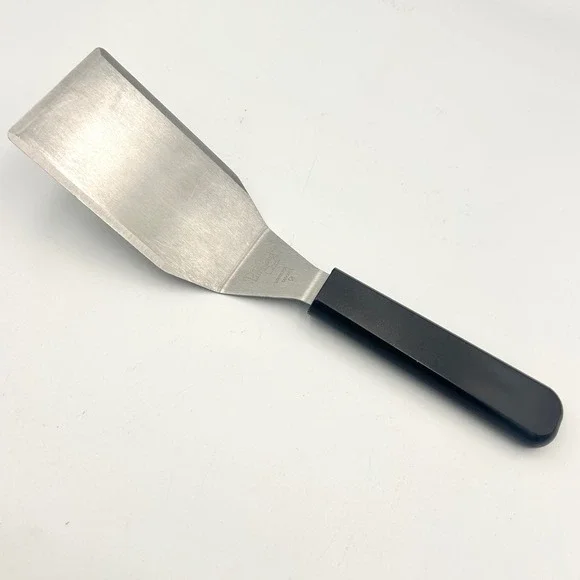 The Pampered Chef Serving Spatula Turner Stainless Steel Black Heavy Duty Taiwan