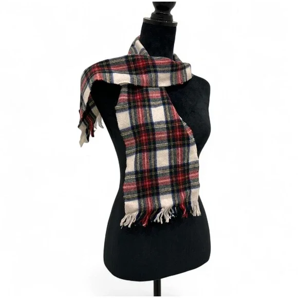 Highland Home Industries 100% New Pure Wool Scarf Holiday‎ Winter Scotland