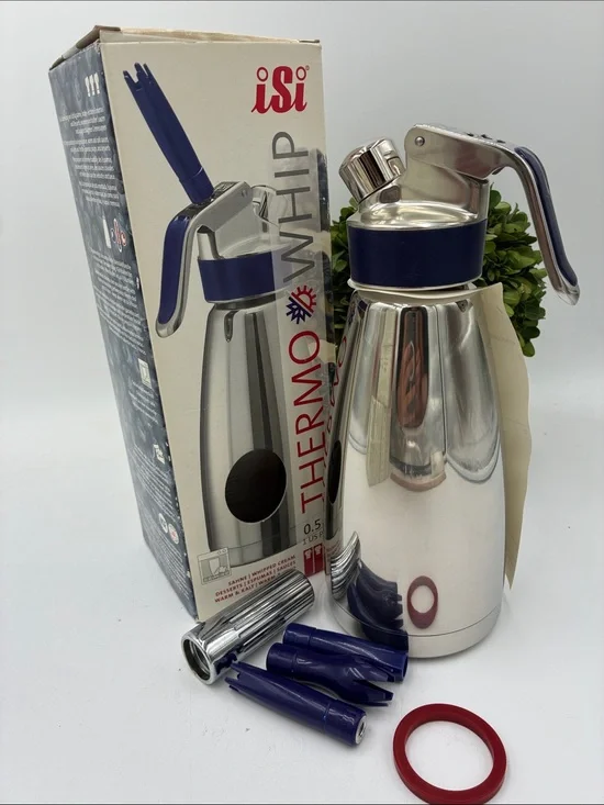 Williams Sonoma iSi Austria 0.5L Stainless Steel Whipped Cream Dispenser