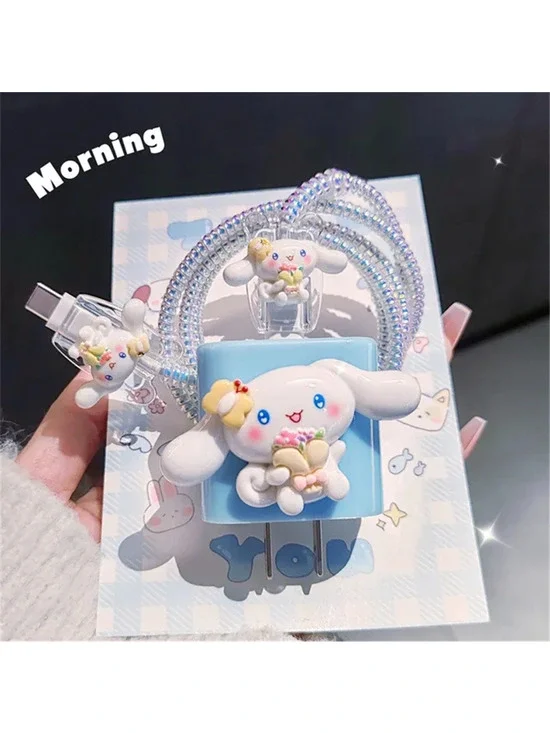 Cinnamonroll Hello Kitty iPhone CHarger Protector P11
