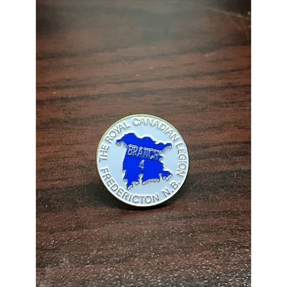Royal‎ Canadian Legion Branch 4 Fredericton New Brunswick Canada Lapel Hat Pin