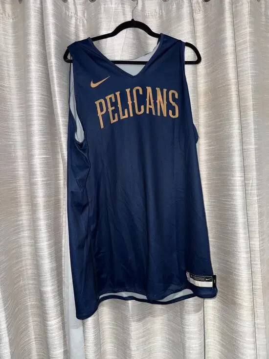 Nike New Orleans Pelicans reversible practice jersey men's xl tall - NEW