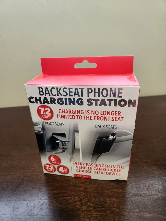 Backseat Phone Charging Station